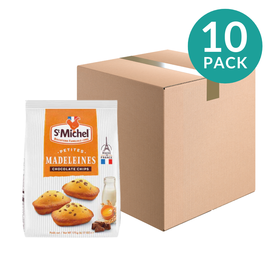 10-Pack St. Michel Madeleines with Chocolate Chips 6.1 oz. (175g) 10-Pack St. Michel Madeleines with Chocolate Chips 6.1 oz. (175g)