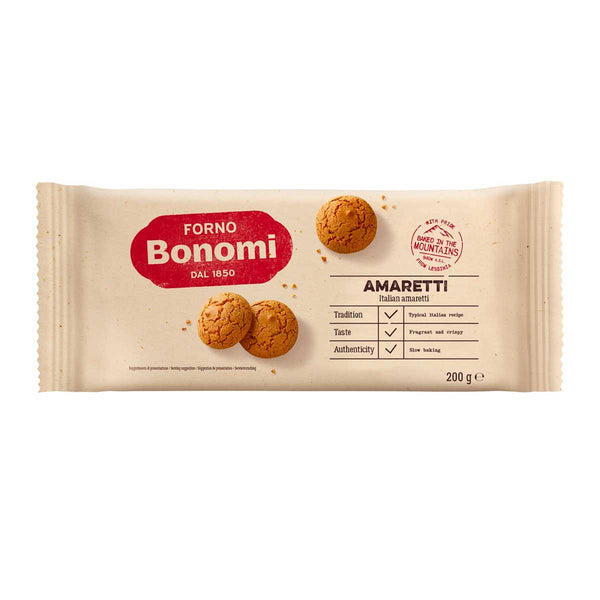 Bonomi Italian Cookies Amaretti, 7 oz (200 g)