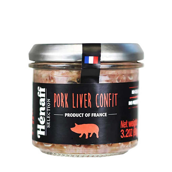 Henaff French Pork Liver Confit, 3.2 oz (90g)