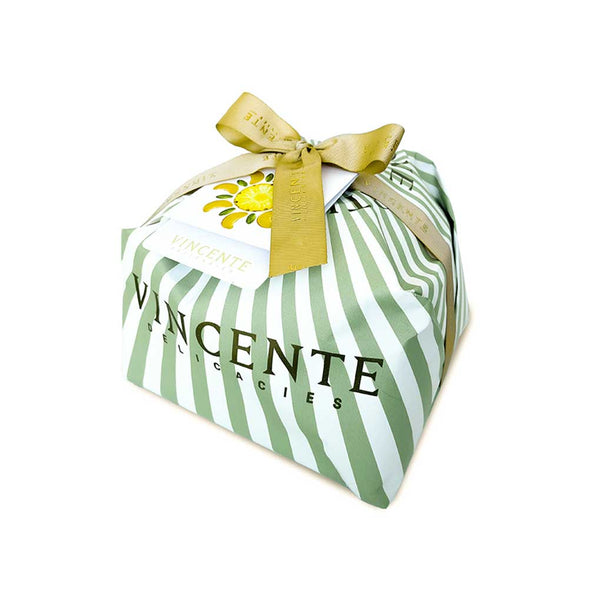 Italian Panettone with Sicilian Pistachio, Candied Pineapple & Apricot by Vincente, 1.65 lb (750 g)