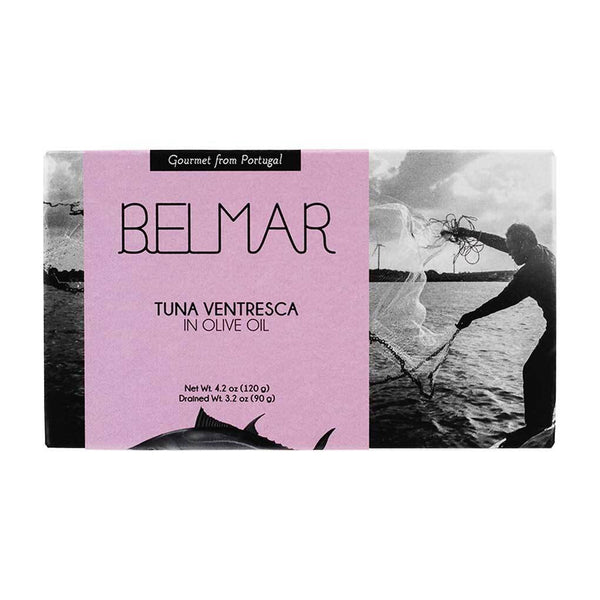 Tuna Belly Ventresca in Olive Oil by Belmar, 4.23 oz (120 g)