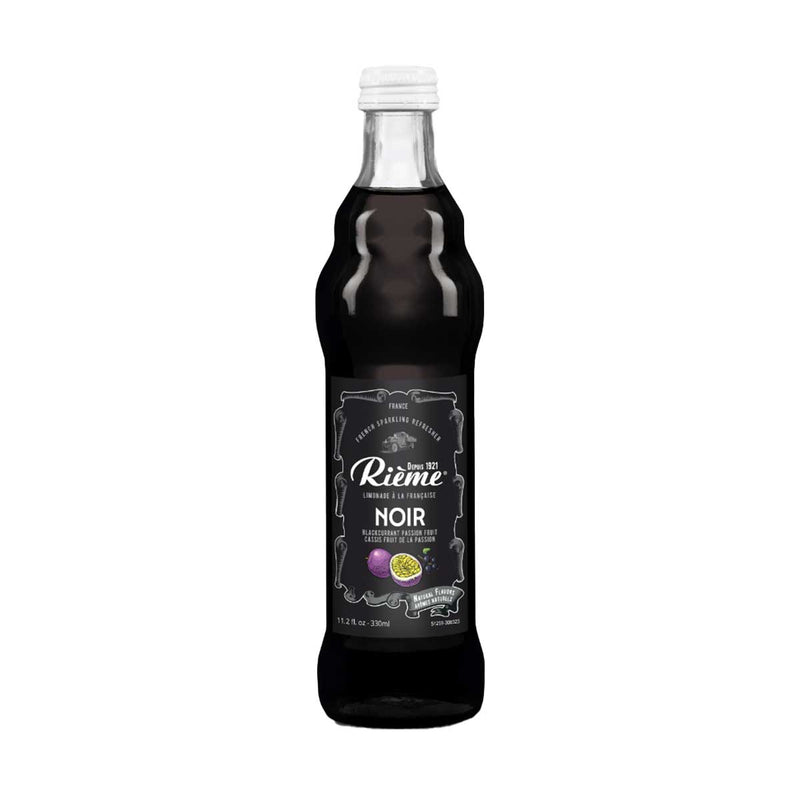 Rieme French Sparkling Blackcurrant Passion Fruit Noir Lemonade, 11.2 fl oz (330 ml)