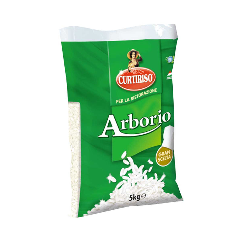 Curtiriso 5 kg Arborio Rice for Italian Risotto, 11 lbs (5kg)