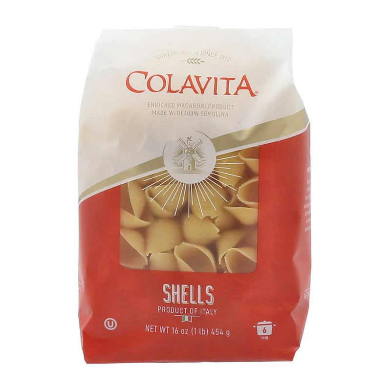 Colavita Shells Pasta, 1 lb (454 g) x 20
