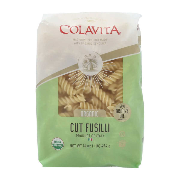 Colavita Organic Cut Fusilli Pasta, 1 lb (454 g)