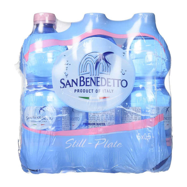 San Benedetto Natural Mineral Water 6-Pack, 16.9 oz. (500 ml)