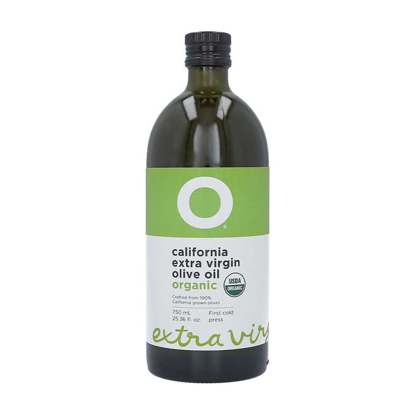 O California Organic First Cold Pressed EVOO by O Olive Oil & Vinegar, 25.36 fl oz (750 ml)