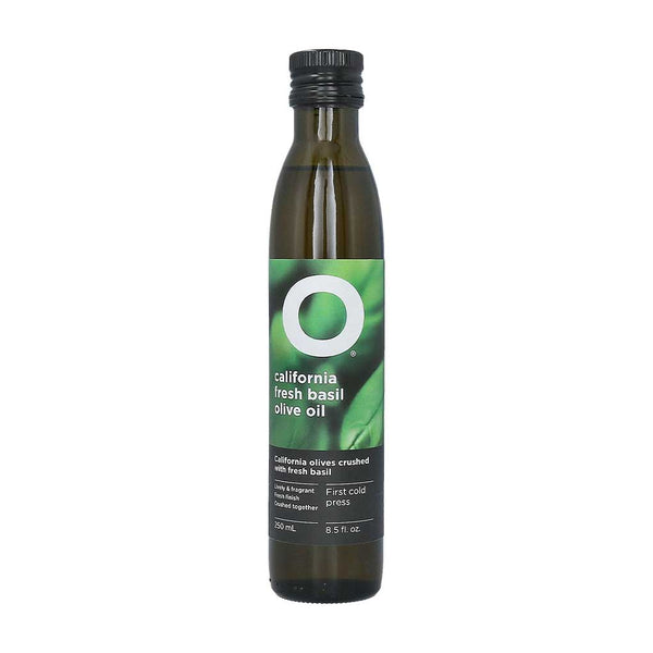 O California Fresh Basil Olive Oil by O Olive Oil & Vinegar, 8.5 fl oz (250 ml)