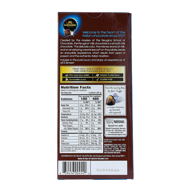 Perugina Milk Chocolate Bar, 3 oz (86 g)