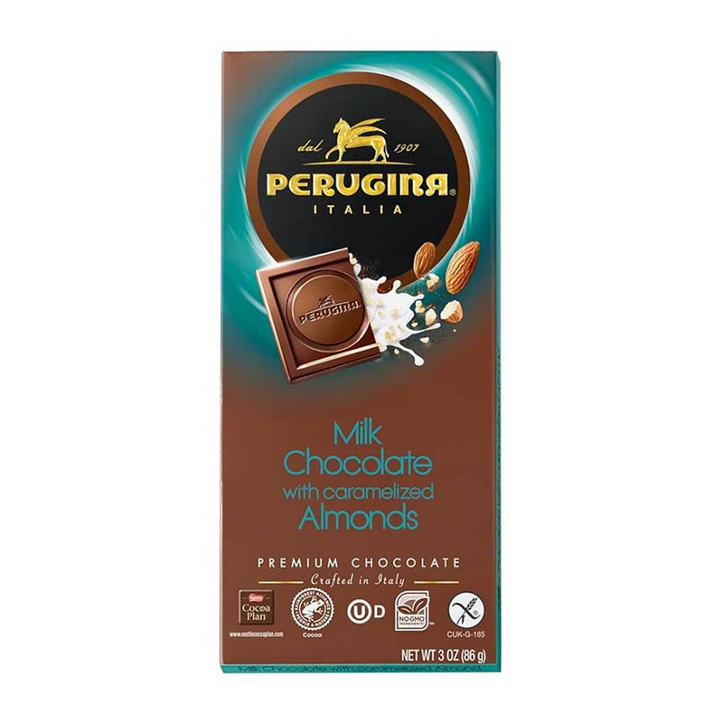 Perugina Milk Chocolate Bar with Almonds, 3 oz (86 g)