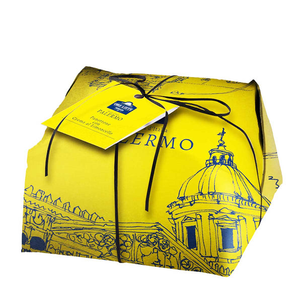 Italian Limoncello Panettone, Hand-Wrapped by Ore Liete, 1.7 lb (750 g)