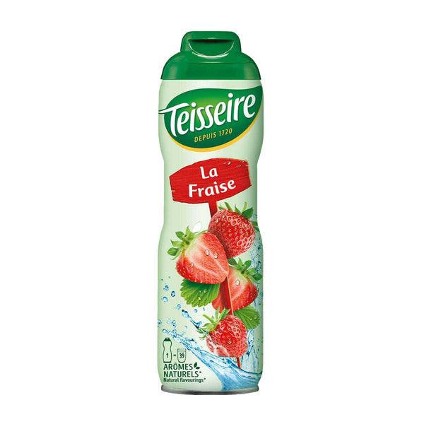 Teisseire French Strawberry Syrup, 20.3 fl oz (600 ml)