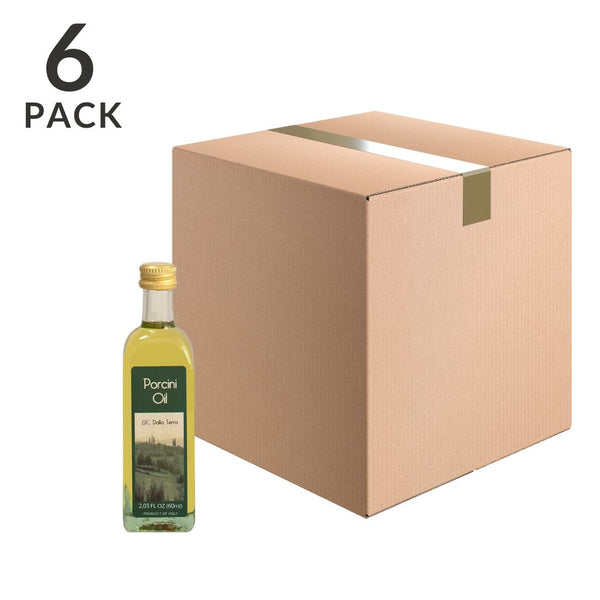 Porcini Olive Oil by D Dalla Terra, 2 fl oz (60 ml) Pack of 6