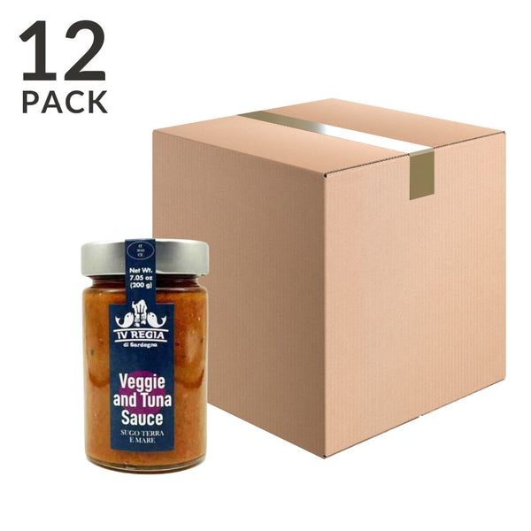 Tuna and Veggie Sauce by IV Regia, 7.1 oz (200 g) Pack of 12