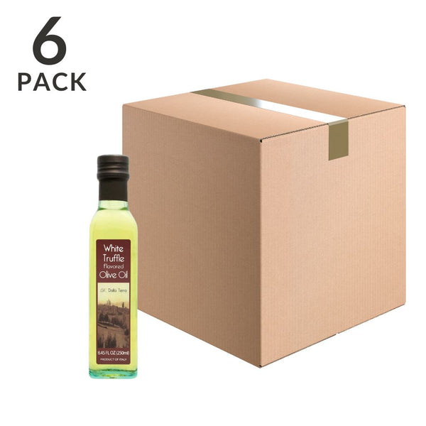 White Truffle Olive Oil by D Dalla Terra, 8.5 fl oz (250 ml) Pack of 6