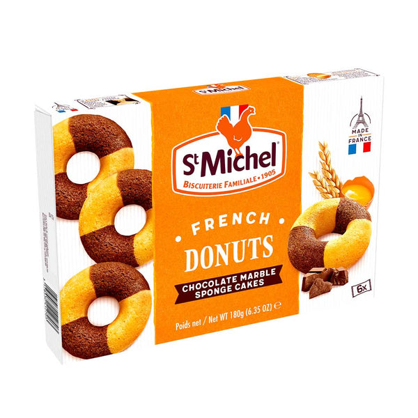 St Michel Marbled Donuts, 6.35 oz (180 g)