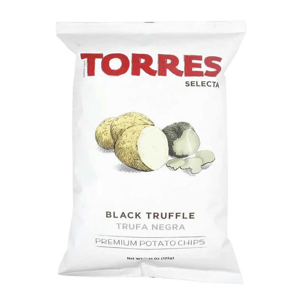 Torres Black Truffle Potato Chips, 4.4 oz (125g)