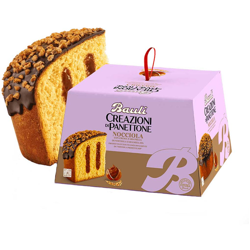 Panettone with PGI Hazelnuts by Bauli, 26.4 oz (750 g)