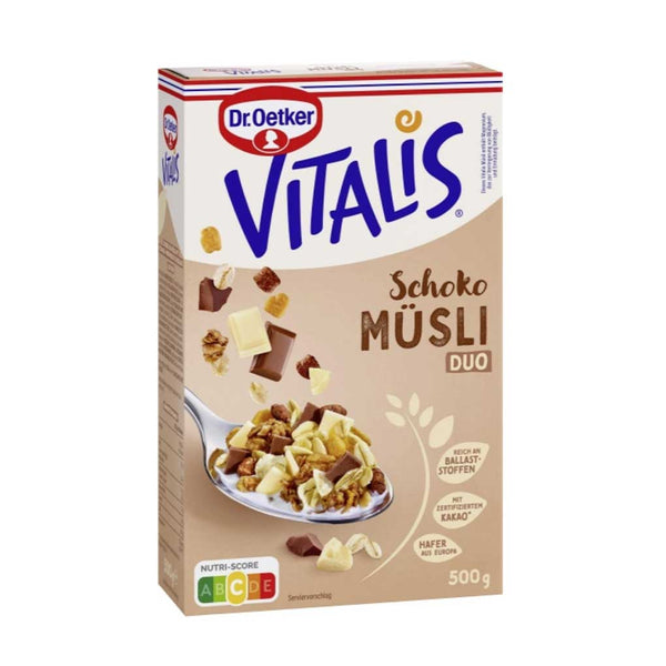 Vitalis Chocolate Duo Muesli Cereal by Dr Oetker, 17.6 oz (500 g)