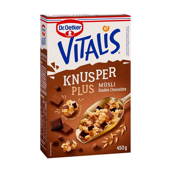 Vitalis Double Chocolate Muesli Cereal by Dr Oetker, 15.8 oz (450 g)