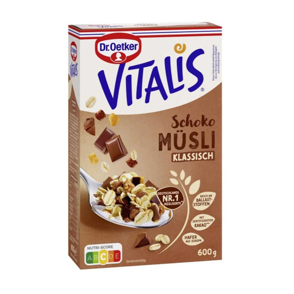 Vitalis Chocolate Muesli Cereal by Dr Oetker, 21 oz (600 g)