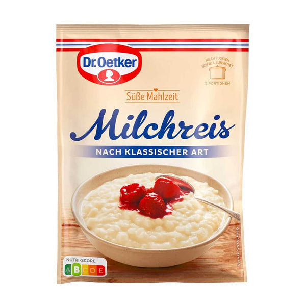 Dr. Oetker German Rice Pudding Mix Milchreis, 4.4 oz (125 g)