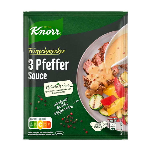 Knorr Feinschmecker Gourmet 3 Pepper Sauce, 1.4 oz