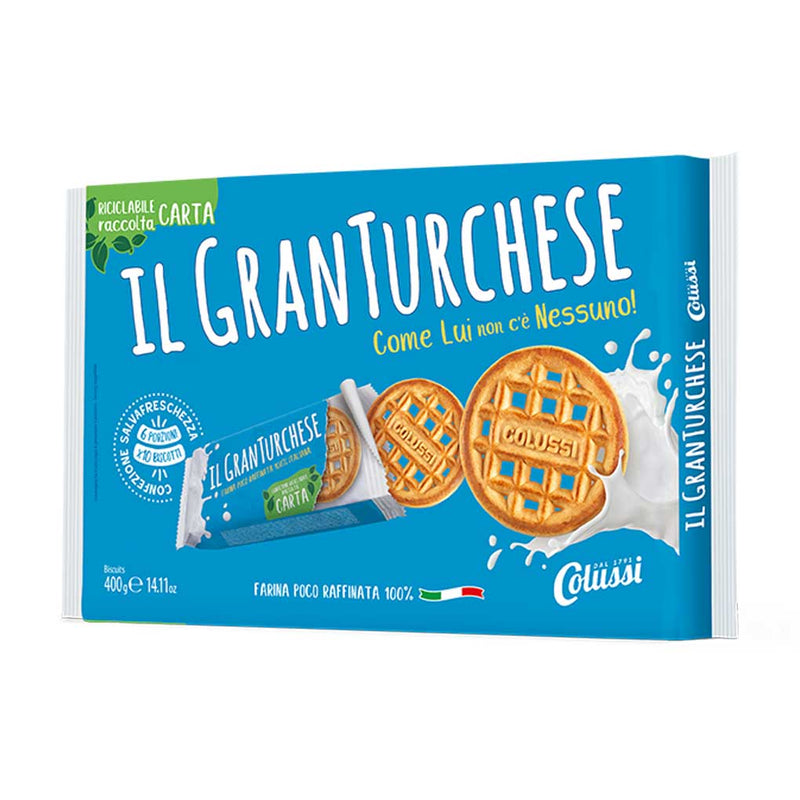 Colussi Il Gran Turchese Shortbread Cookies, 14.1 oz (400 g)