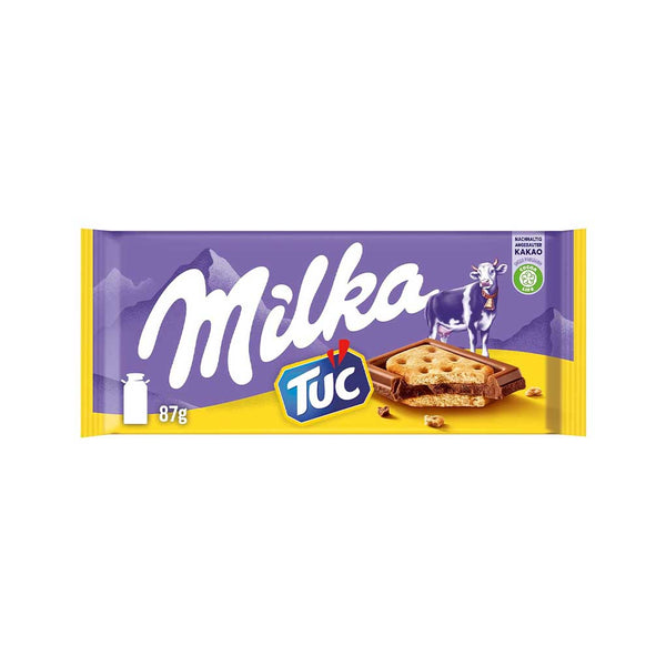 Milka Chocolate with Tuc Biscuits, 3 oz (87 g)