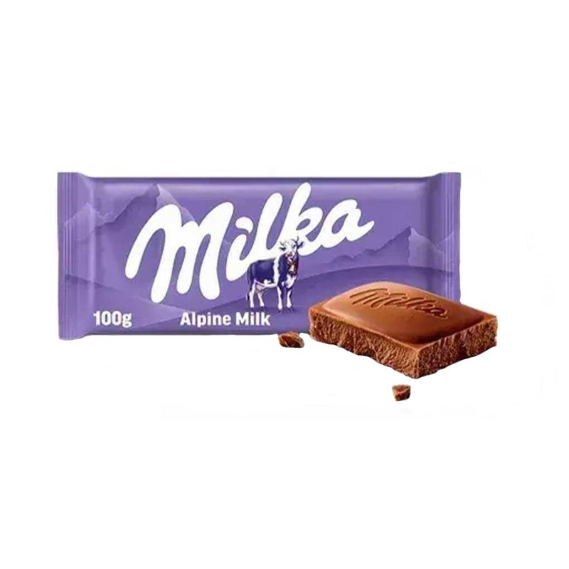 Milka Alpine Milk Chocolate, Alpenmilch, 3.5 oz (100 g)