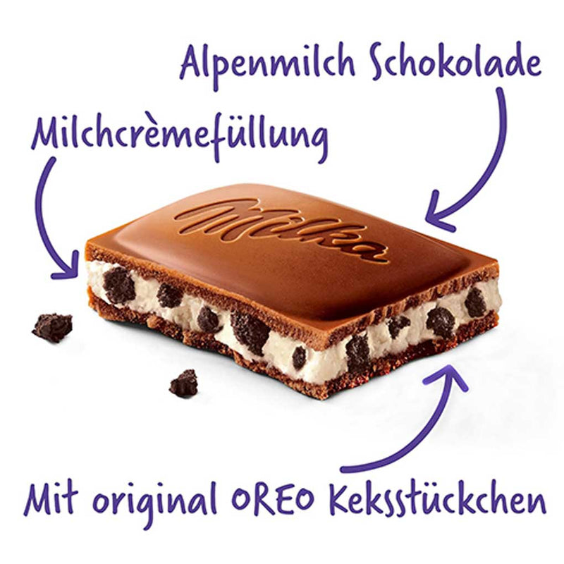 Milka Oreo Chocolate, 3.5 oz (100 g)