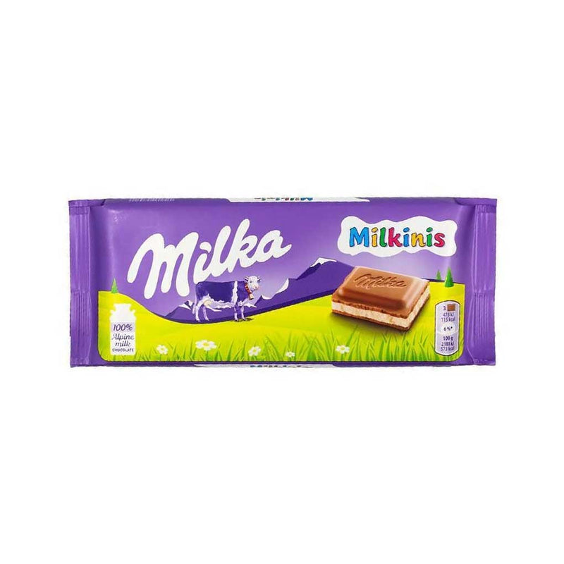 Milka Milkinis Chocolate Bar, 3.5 oz (100 g)