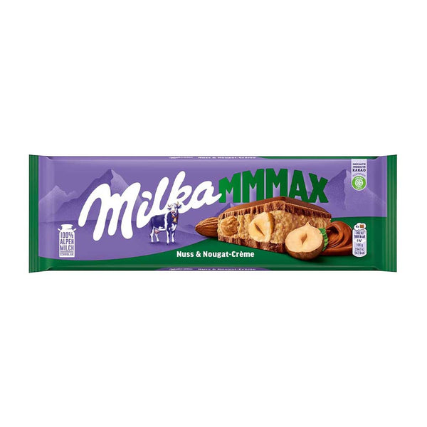 Milka XXL Hazelnut and Nougat Cream Chocolate, 10.5 oz (300 g)