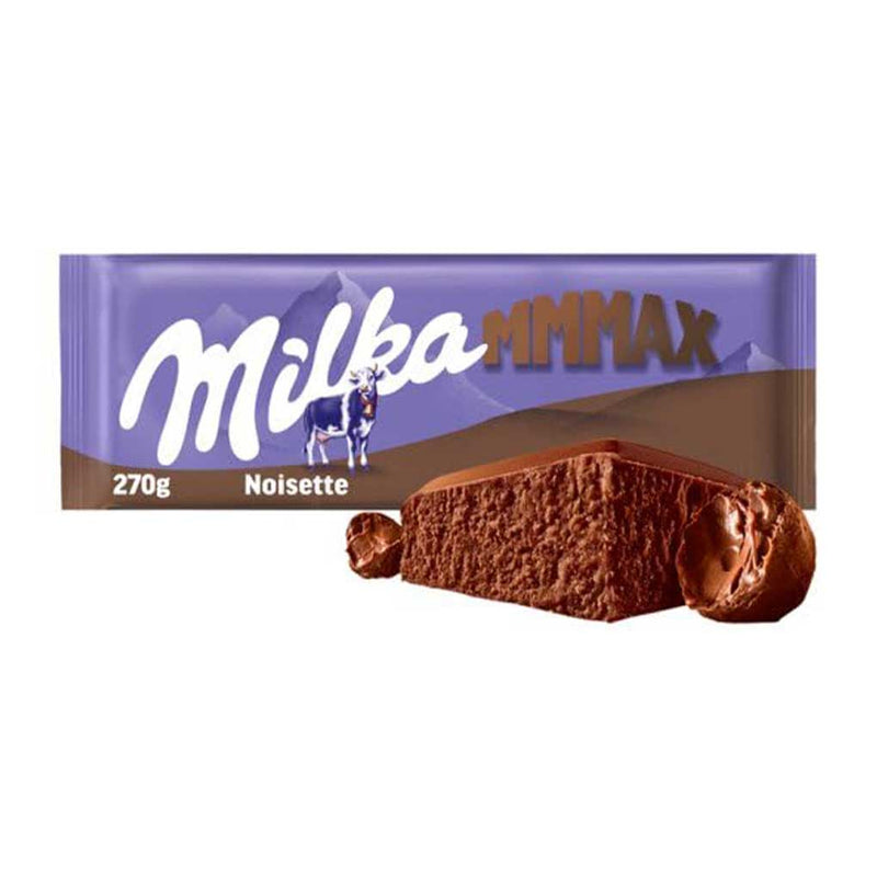 Milka XXL Hazelnut Noisette Chocolate, 9.5 oz (270 g)