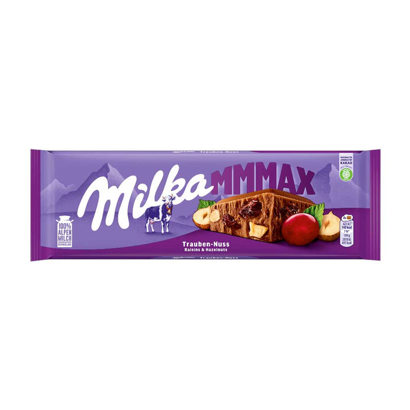 Milka XXL Milk Chocolate with Raisins and Nuts, 9.5 oz (270 g)