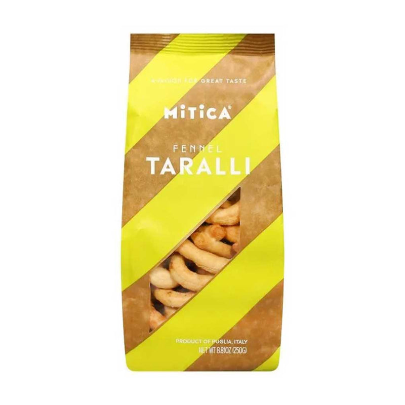 Taralli Crackers with Fennel by Mitica, 8.8 oz (250 g)