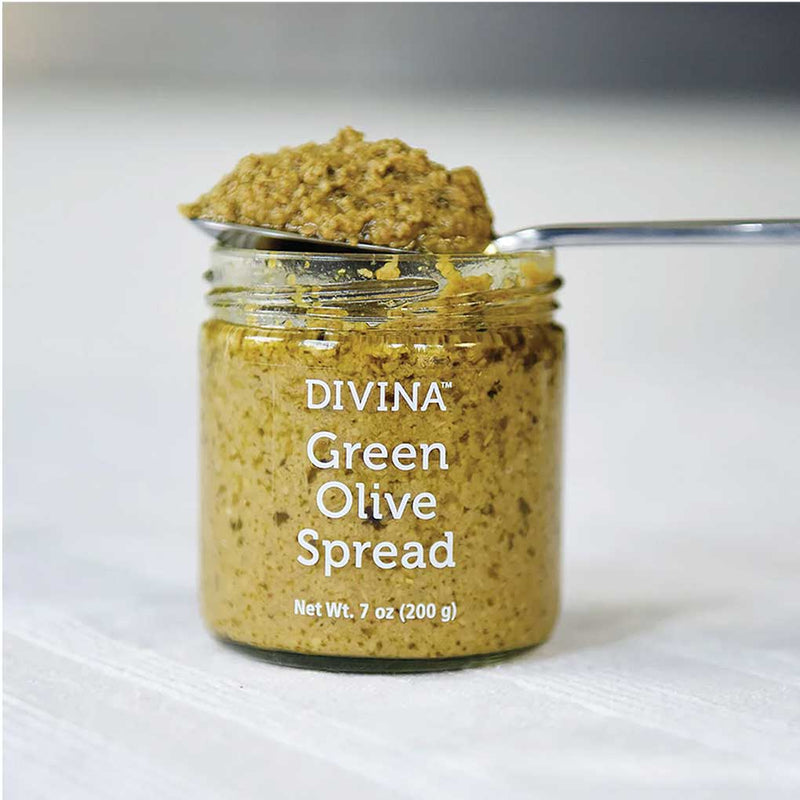 Green Olive Spread by Divina, 7 oz (200 g)