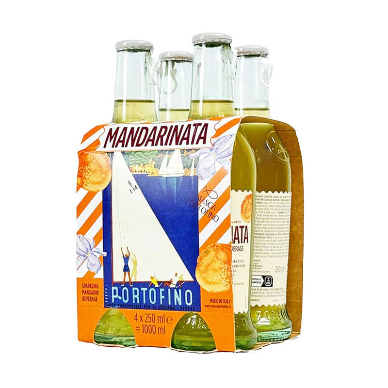 Niasca Mandarinata Sparkling Beverage, 4 x 8.5 fl oz (250 ml)