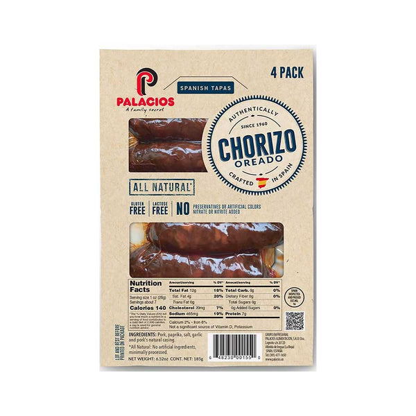 Palacios Mini Chorizo 6.5 oz. (185g)