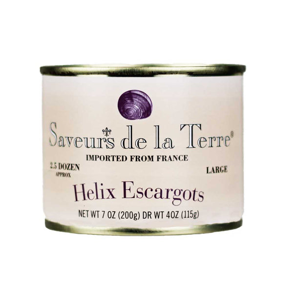 French Helix Escargots by Saveurs de la Terre, 2.5 Dozen, 7 oz (200g)