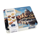 Assorted Italian Cookies in Roma Postcard Tin by Ore Liete, 16 oz (454 g)