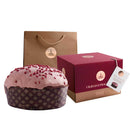 [Cracked Frosting] Sicilian Cherry and Strawberry Panettone by Fiasconaro, 2.2 lb (1 kg)