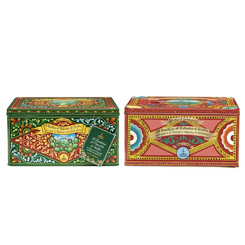 Dolce & Gabbana Pistachio Panettone with Sicilian Pistachio Cream, Large 28.2 oz (800 g) Cake