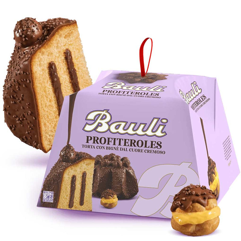 Bauli Profiteroles with Custard & Chocolate Filling, 26.4 oz (820 g)