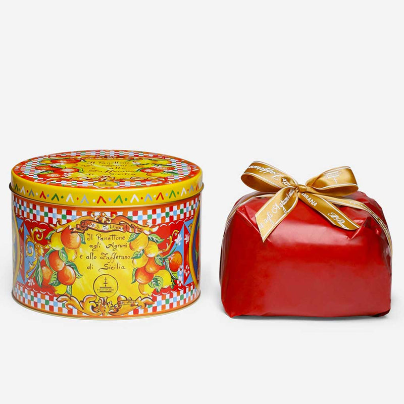 Dolce & Gabbana Sicilian Citrus and Saffron Panettone by Fiasconaro, 2.2 lb  (1 kg)