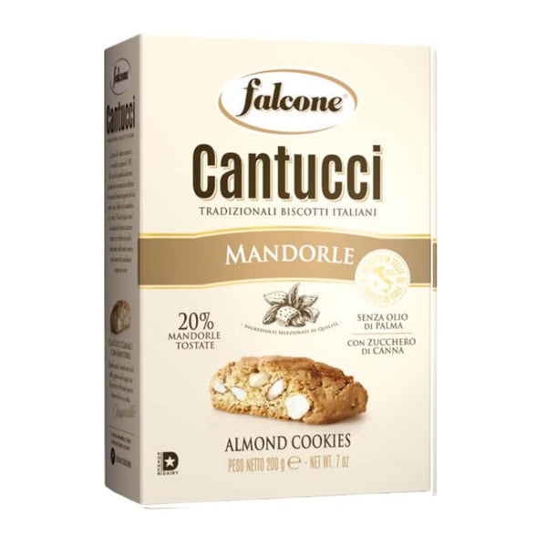 Classic Almond Crunchy Cantuccini Cookies by Falcone, 7 oz (200 g)