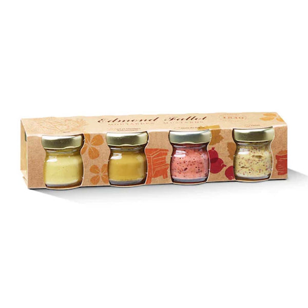 Edmond Fallot Assorted Dijon Mustard Sampler, 3.5 oz (100 g)