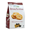 Asturi Black and Green Olive Bruschettini Toasts, 4.2 oz (120 g)