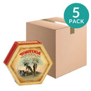 5-Pack Tortuga Cane Sugar Flower Flor de Caña Rum Cake, Large, 16 oz (454 g) x 5 [Expiration Date 10/30/25]