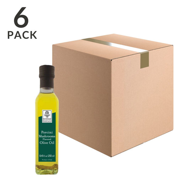 Porcini Olive Oil by Selezione Tartufi, 8.5 fl oz (250 ml) Pack of 6